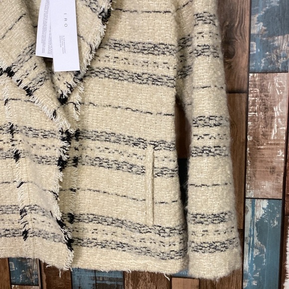 IRO 19W mohair Paris, France snap button blazer jacket - Picture 4 of 16